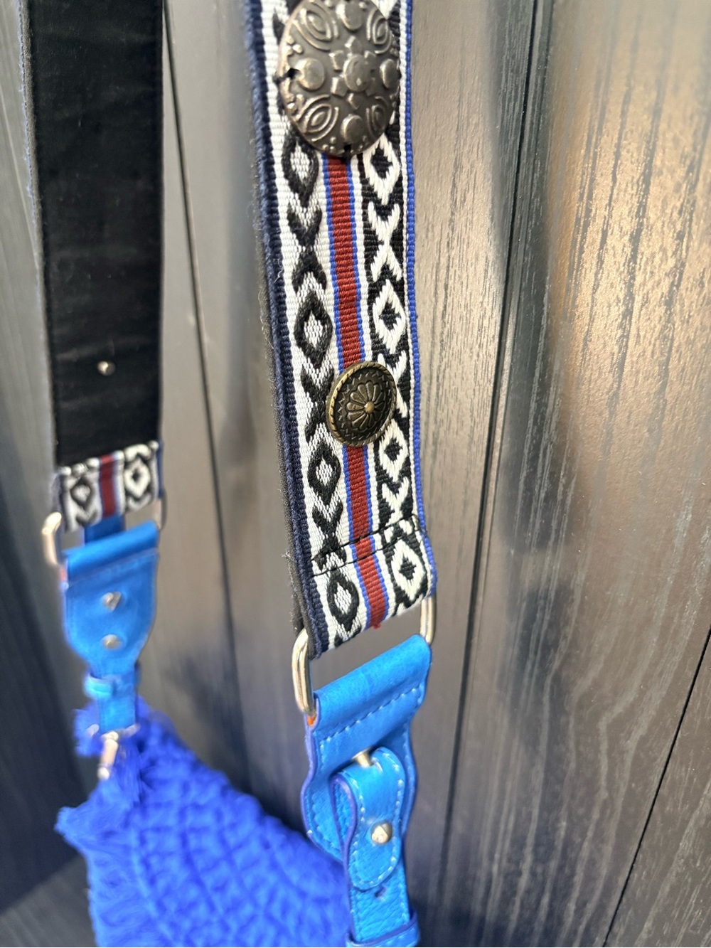 Free People Macrame Moon Crossbody Bag NWOT - Picture 3 of 3